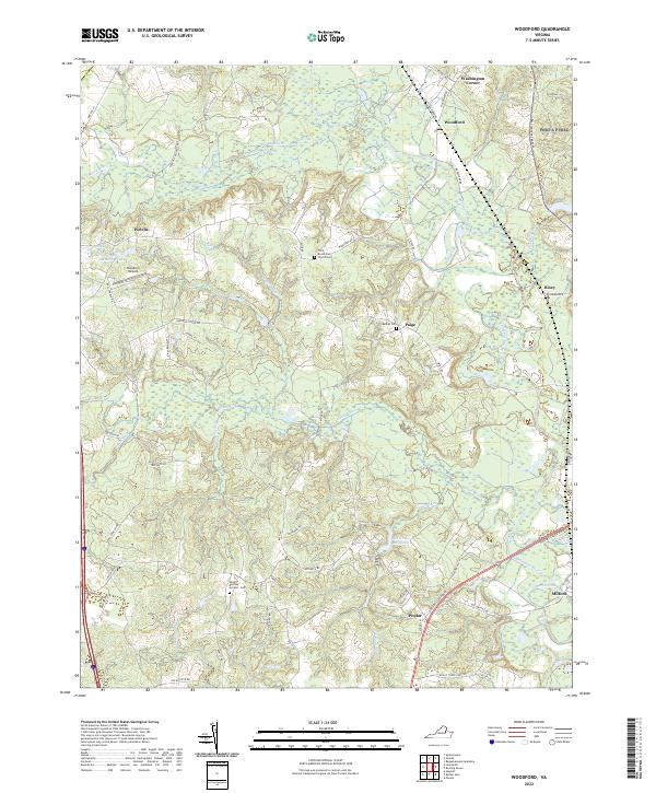 Woodford topographic map thumbnail