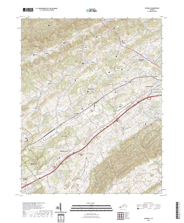 Wyndale topographic map thumbnail