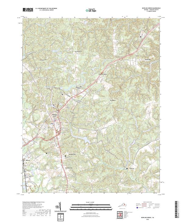 Bowling Green topographic map thumbnail