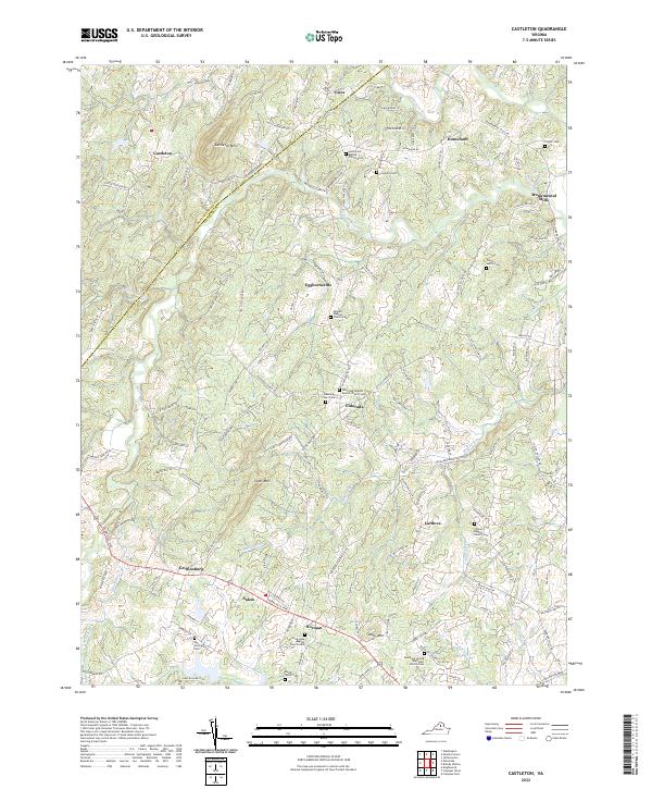 Castleton topographic map thumbnail
