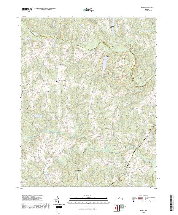 Chula topographic map thumbnail
