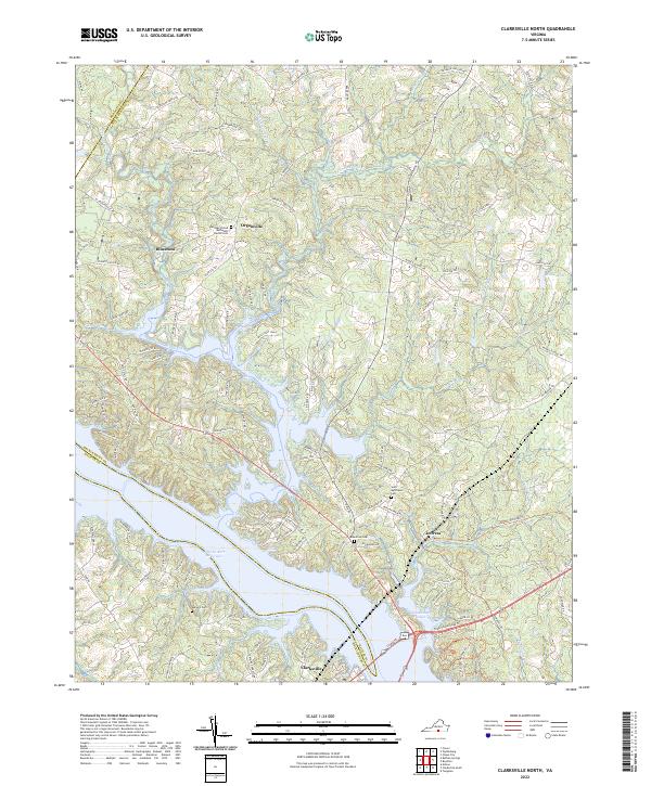 Clarksville North topographic map thumbnail
