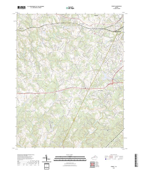 Forest topographic map thumbnail