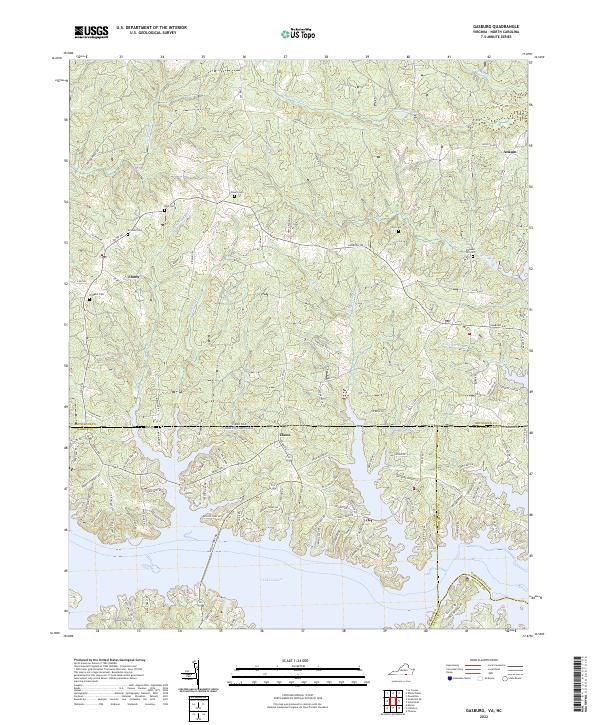 Gasburg topographic map thumbnail