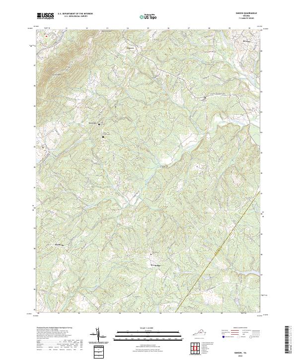 Simeon topographic map thumbnail