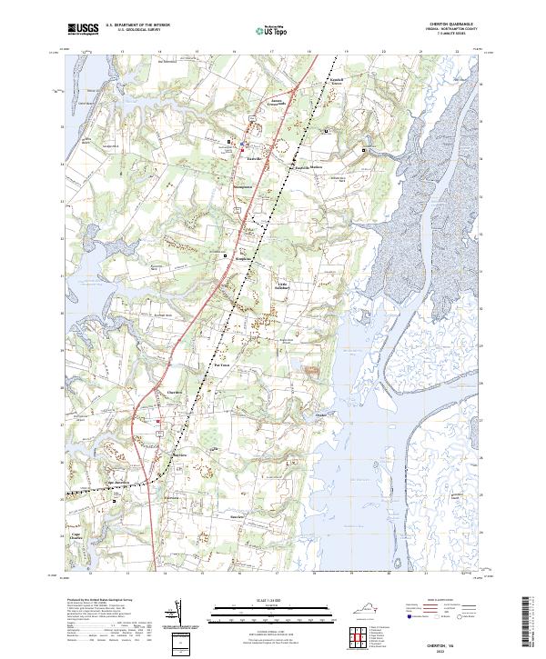 Cheriton topographic map thumbnail