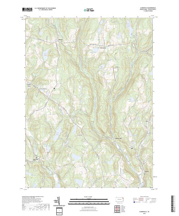 Aldenville topographic map thumbnail