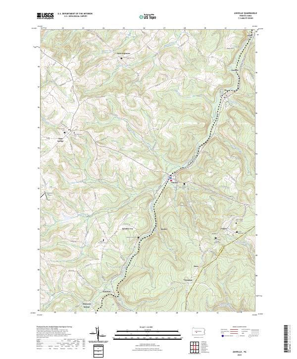 Ashville topographic map thumbnail