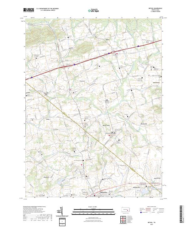 Bethel topographic map thumbnail