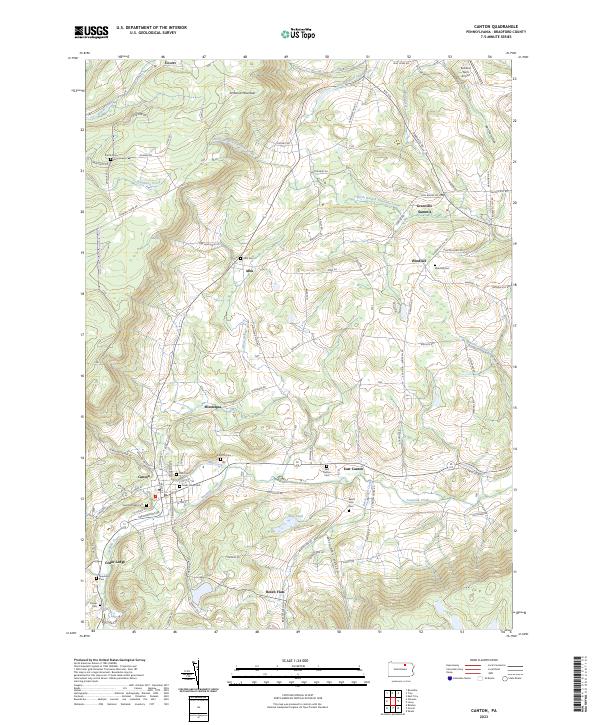 Canton topographic map thumbnail