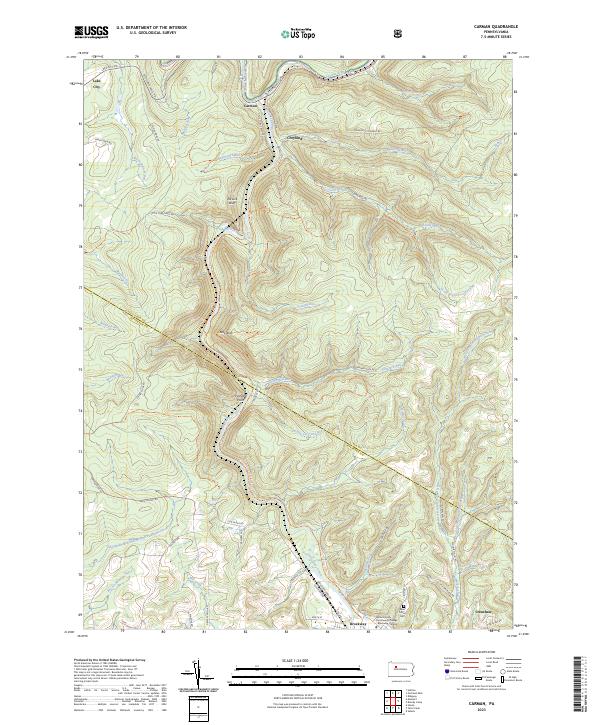 Carman topographic map thumbnail