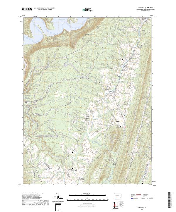 Cassville topographic map thumbnail