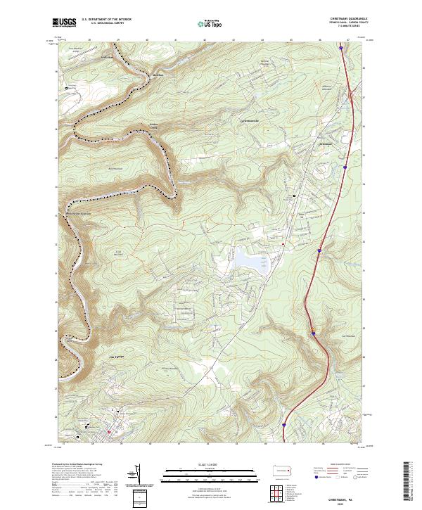 Christmans topographic map thumbnail