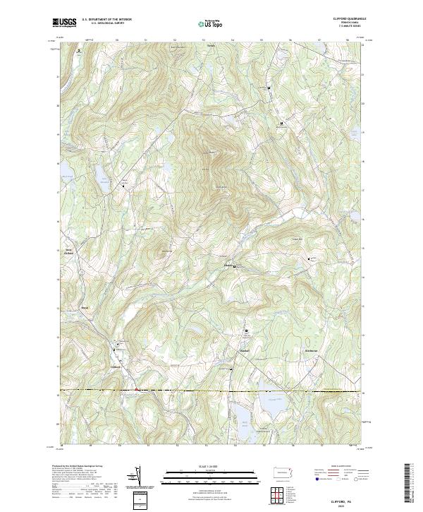 Clifford topographic map thumbnail