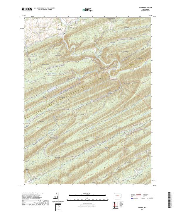 Coburn topographic map thumbnail