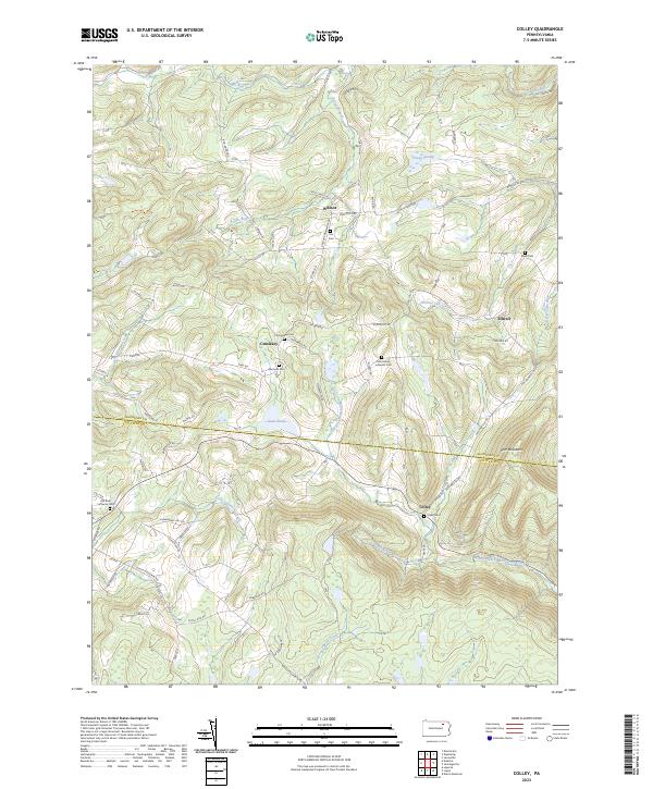Colley topographic map thumbnail