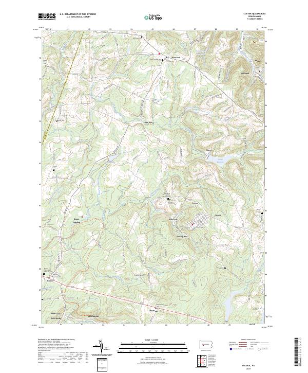 Colver topographic map thumbnail