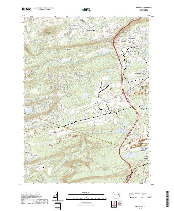 Conyngham topographic map thumbnail