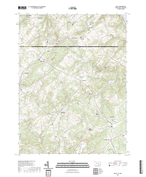 Delta topographic map thumbnail