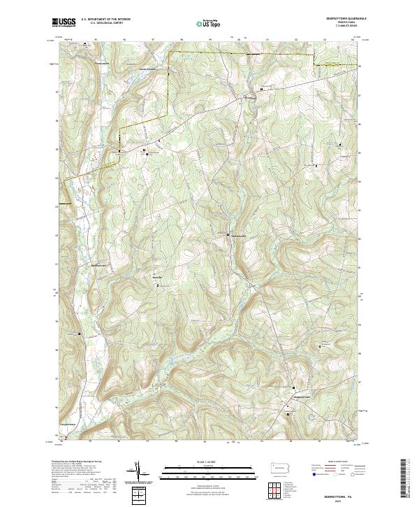 Dempseytown topographic map thumbnail