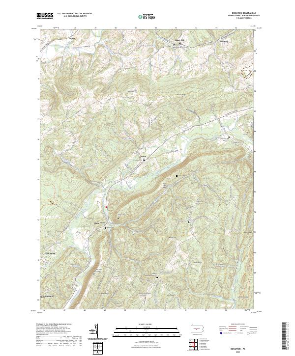 Donation topographic map thumbnail