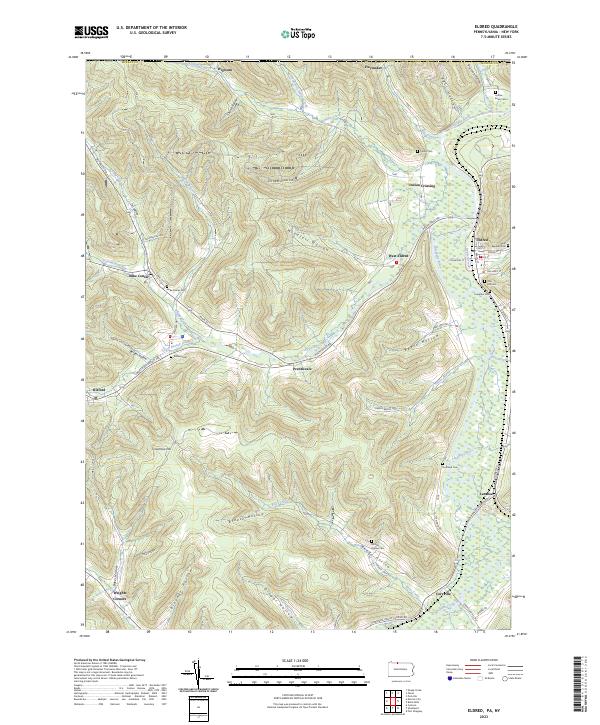 Eldred topographic map thumbnail