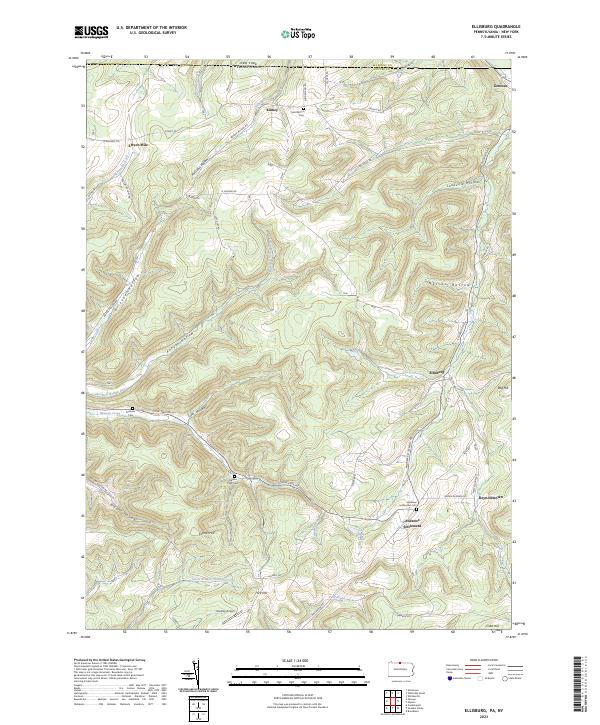 Ellisburg topographic map thumbnail