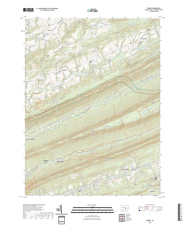 Enders topographic map thumbnail
