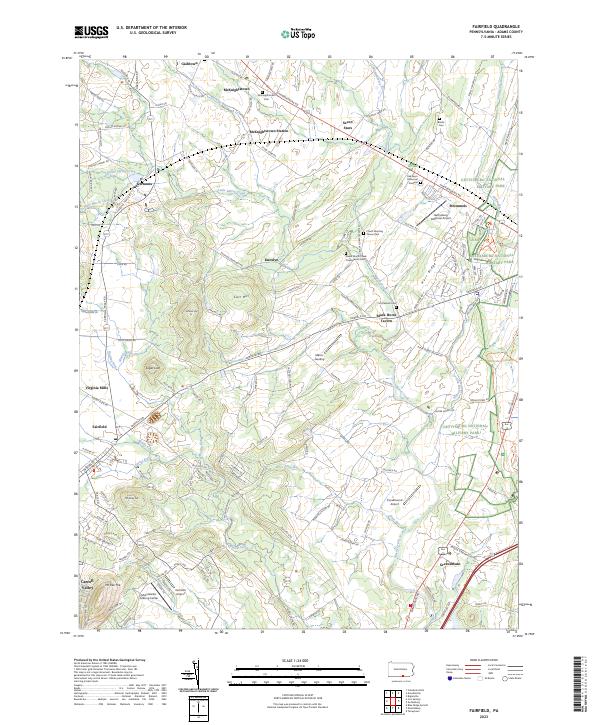 Fairfield topographic map thumbnail