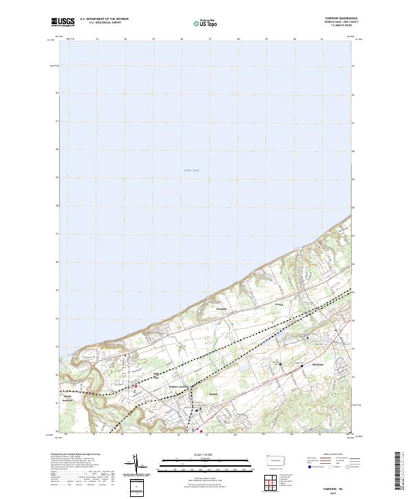 Fairview topographic map thumbnail