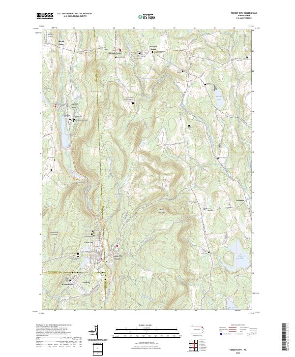 Forest City topographic map thumbnail
