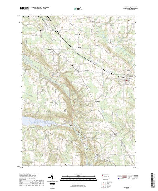 Fredonia topographic map thumbnail