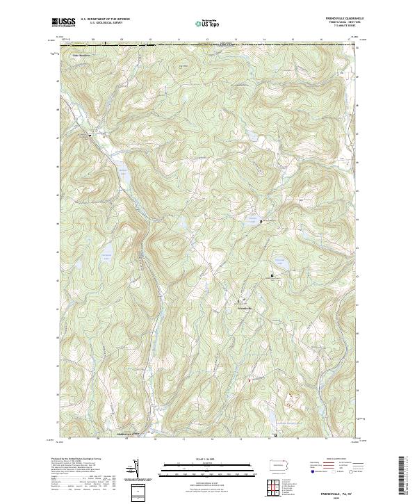 Friendsville topographic map thumbnail