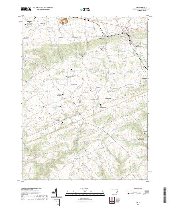 Gap topographic map thumbnail