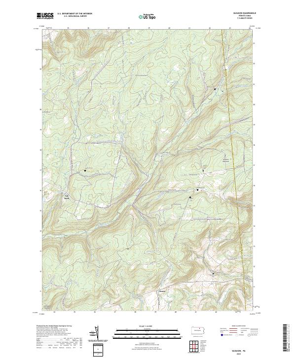 Gleason topographic map thumbnail