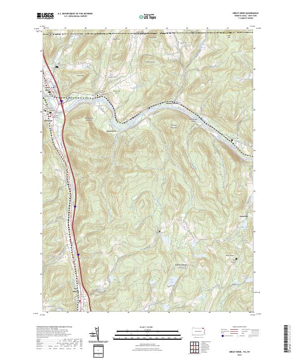 Great Bend topographic map thumbnail