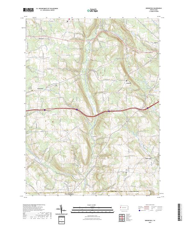 Greenfield topographic map thumbnail
