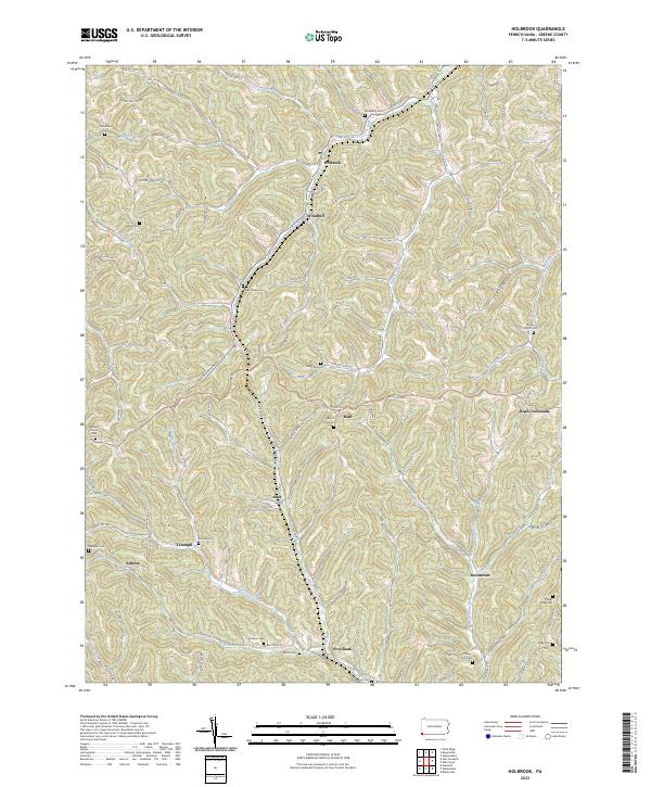 Holbrook topographic map thumbnail