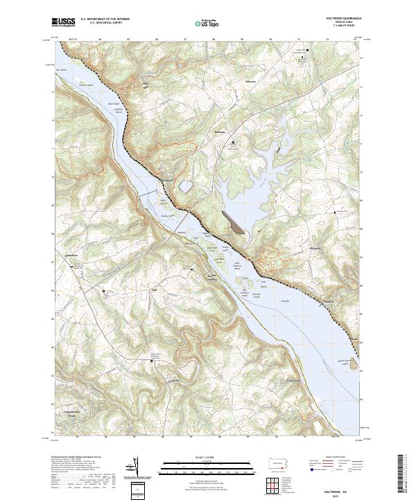 Holtwood topographic map thumbnail