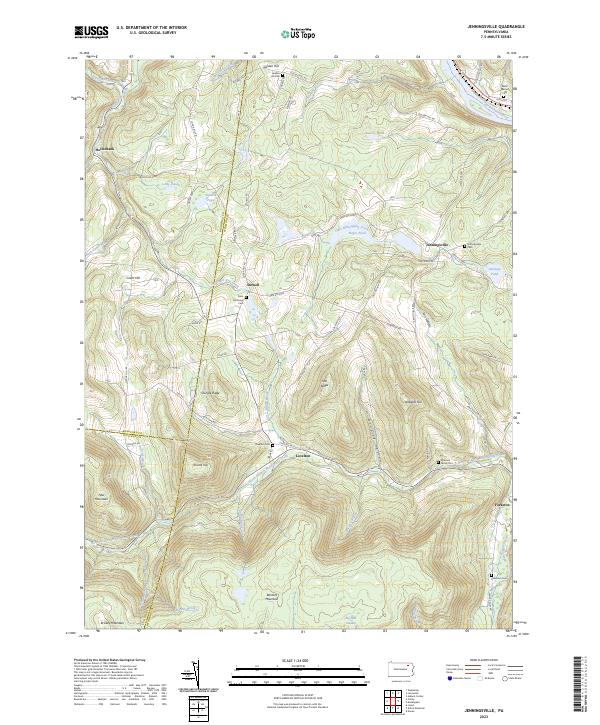 Jenningsville topographic map thumbnail