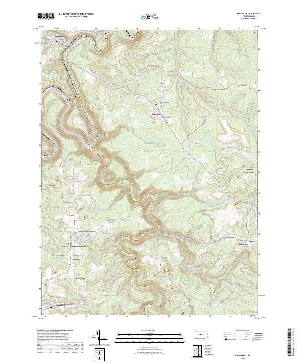 Karthaus topographic map thumbnail