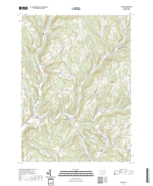 Lawton topographic map thumbnail