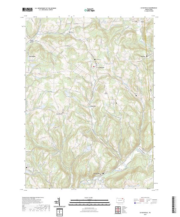Le Raysville topographic map thumbnail
