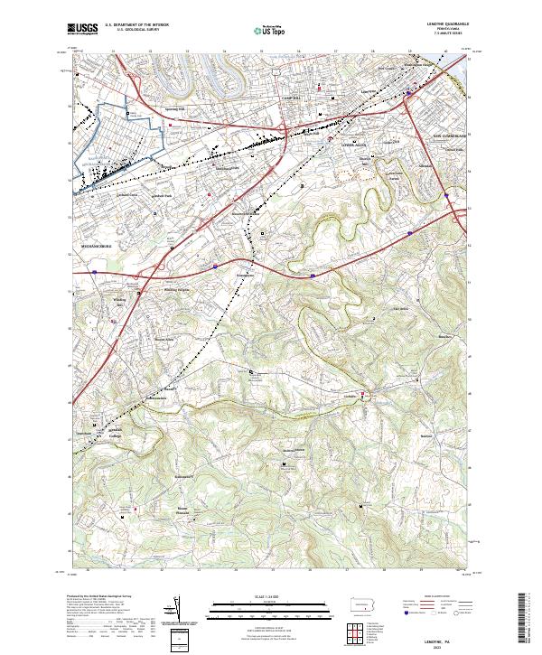 Lemoyne topographic map thumbnail