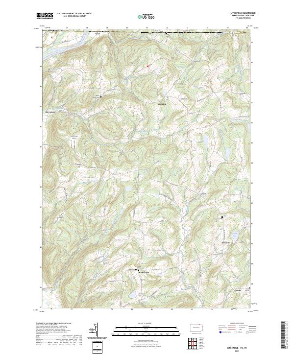 Litchfield topographic map thumbnail