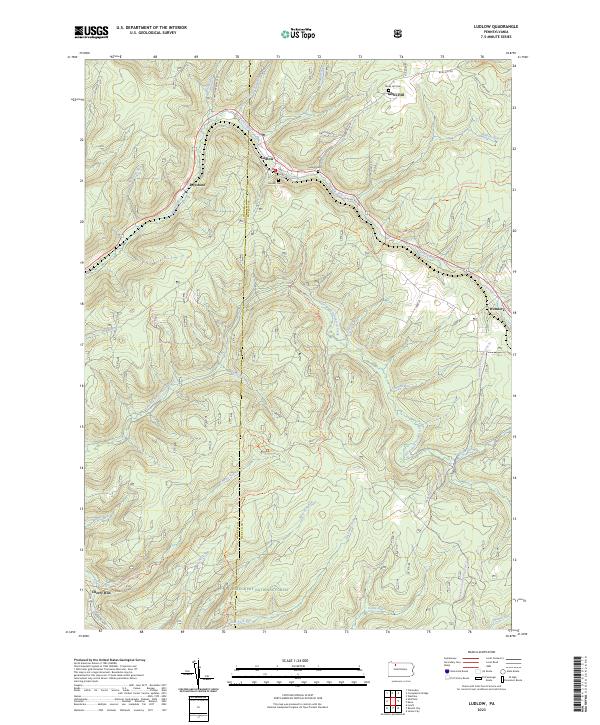 Ludlow topographic map thumbnail