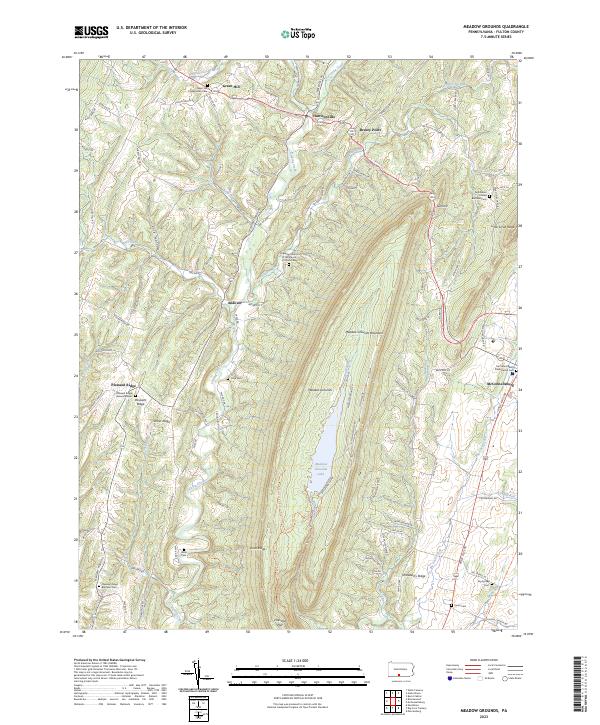 Meadow Grounds topographic map thumbnail