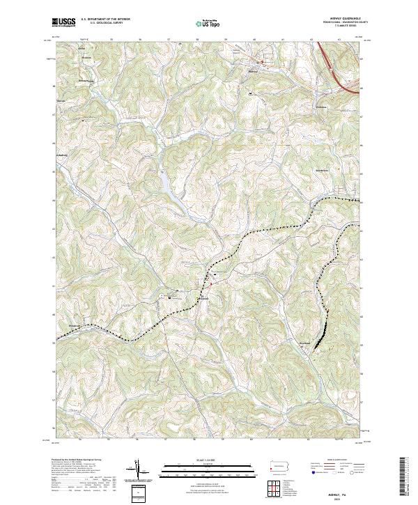 Midway topographic map thumbnail