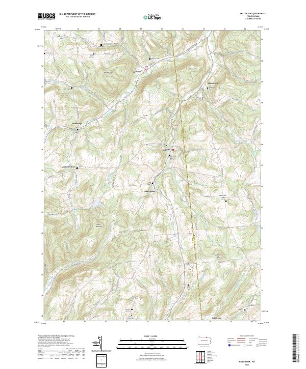 Millerton topographic map thumbnail
