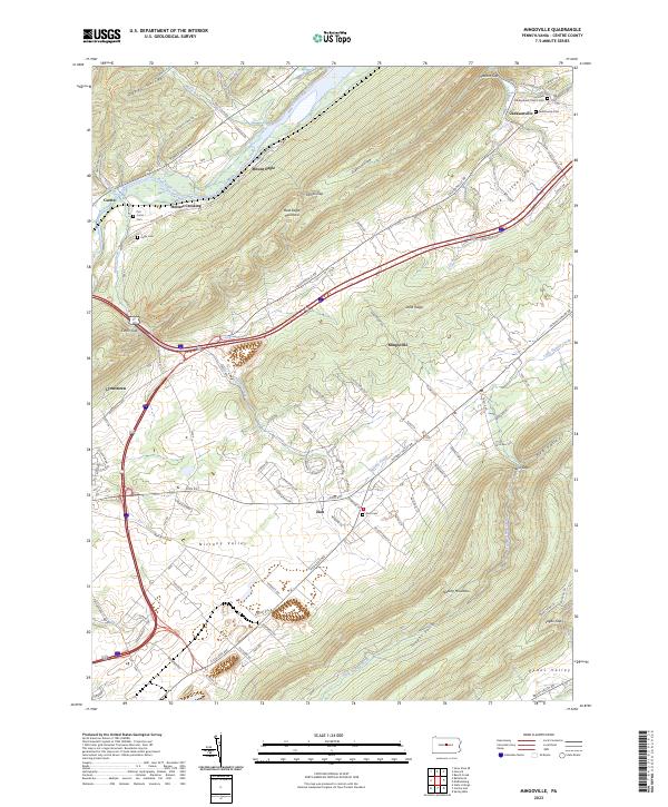 Mingoville topographic map thumbnail